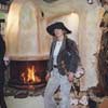 Kaminbau Facharbeiter in original Tracht