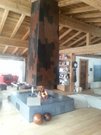 Moderner Gaskamin Holzkamin