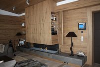 Spezialkamin mit Gas oder Holz