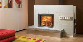 Varia 1Vh H2O Heizkamin Holzheizherd Holzkamin Holzherd