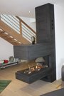 Moderne Kamine mit Gas oder Holz