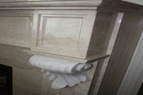 Edles Marmor beim Kaminbau