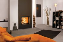 Varia FDh H2O Heizkamin Holzheizherd Holzkamin Holzherd
