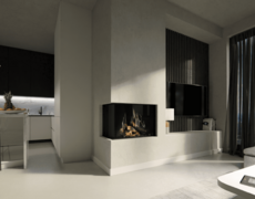 DRU - Virtuo 80/2 Elektrischer Kamin
