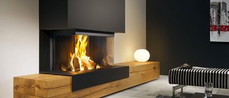 Heizkamin W90/47S Kalfire Holzkamin