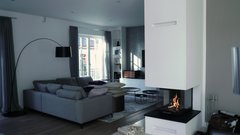 Wohnzimmerkamine Holz und Gas
